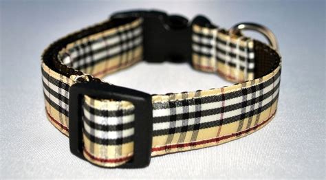 plaid dog collars burberry|Burberry dog collars.